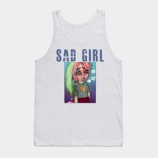 Sad Girl Tank Top